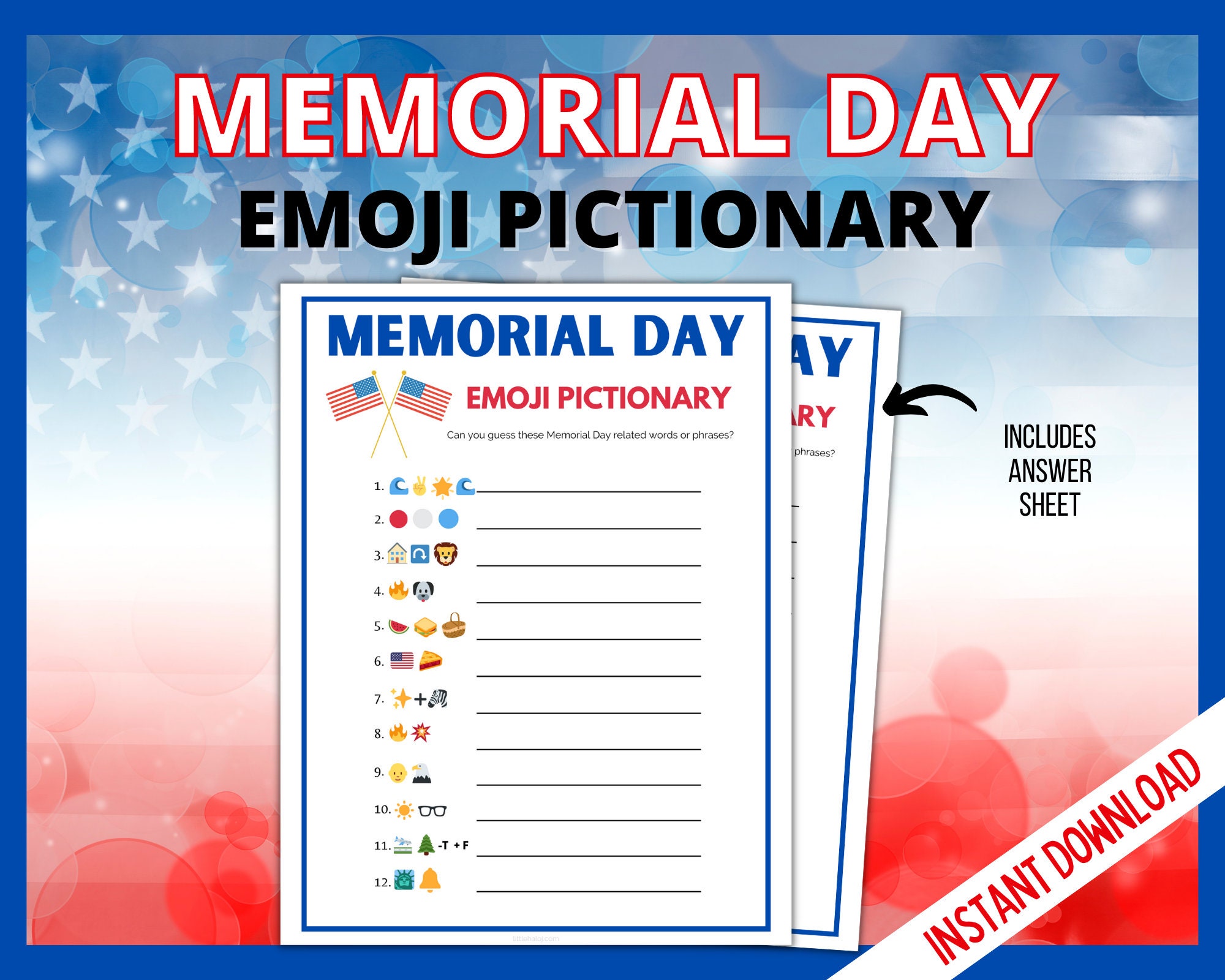 Memorial Day Emoji Game Emoji Pictionary Game Memorial Day Etsy Memorial Day Emoji Game Emoji Pictionary Game Memorial Day Etsy