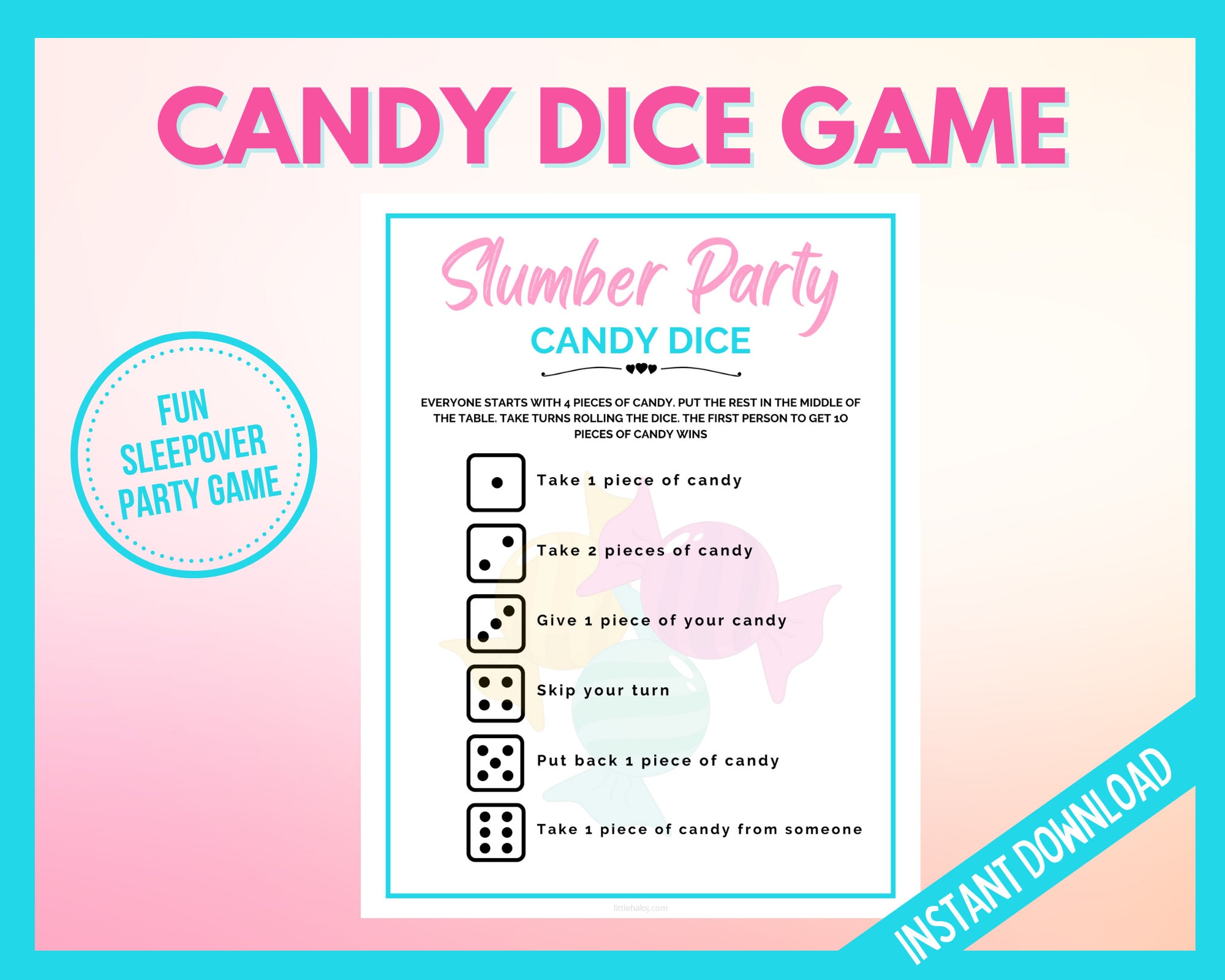 Slumber Party Games Bundle Printable Sleepover Party Games - Etsy
