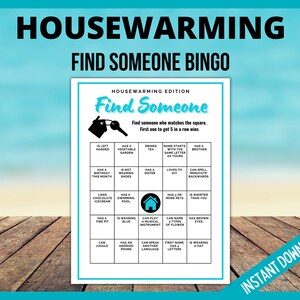 Housewarming Printable Games Bundle, Housewarming Game, New House, Housewarming Party Games, Homeowner games image 4