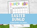 Easter Bunco Printable Party Pack and Scorecards, Bunco Game Rules, Tally Sheet, Download, Easter Party Game, Season Dice Game