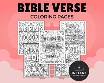 Bible Verse Coloring Pages, Christian Coloring Sheets, Bible Verse Coloring Sheets, Church, Catholic Coloring Pages, Sunday School