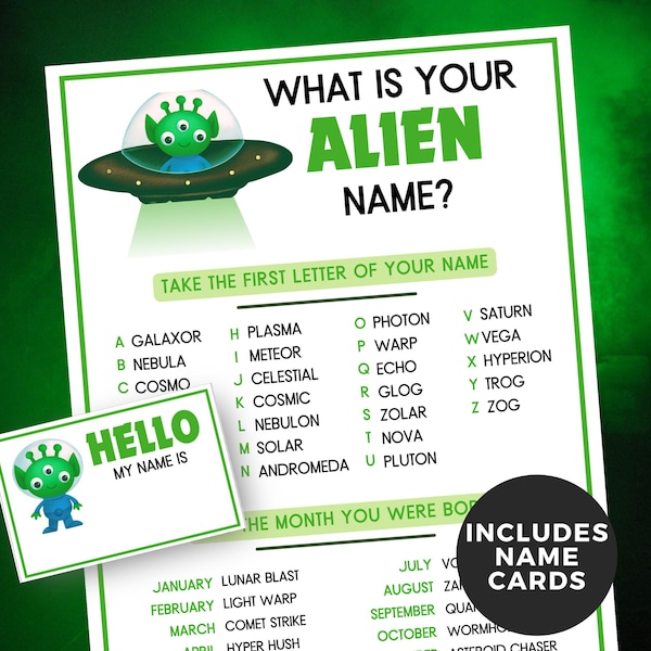 Alien Birthday Party - Etsy
