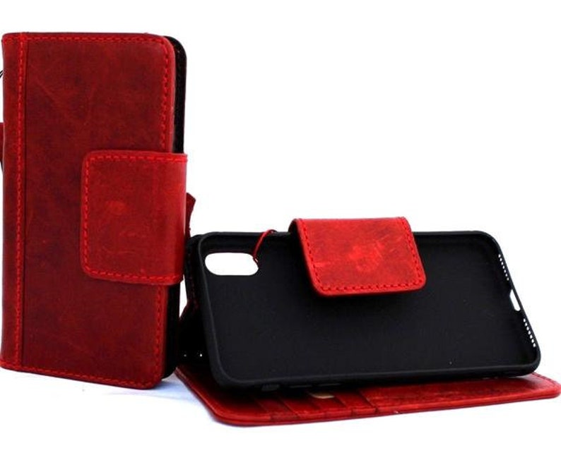 Apple Iphone XS MAX Leather Cover Case Holder Wallet Cover Etsy