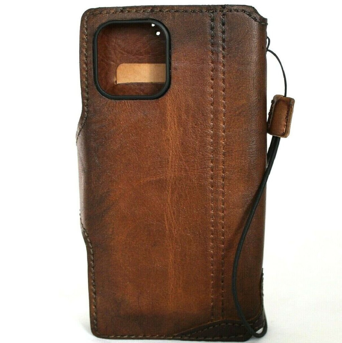 Apple Iphone 12 Leather Cover Case Holder Wallet Cover Cell Etsy UK