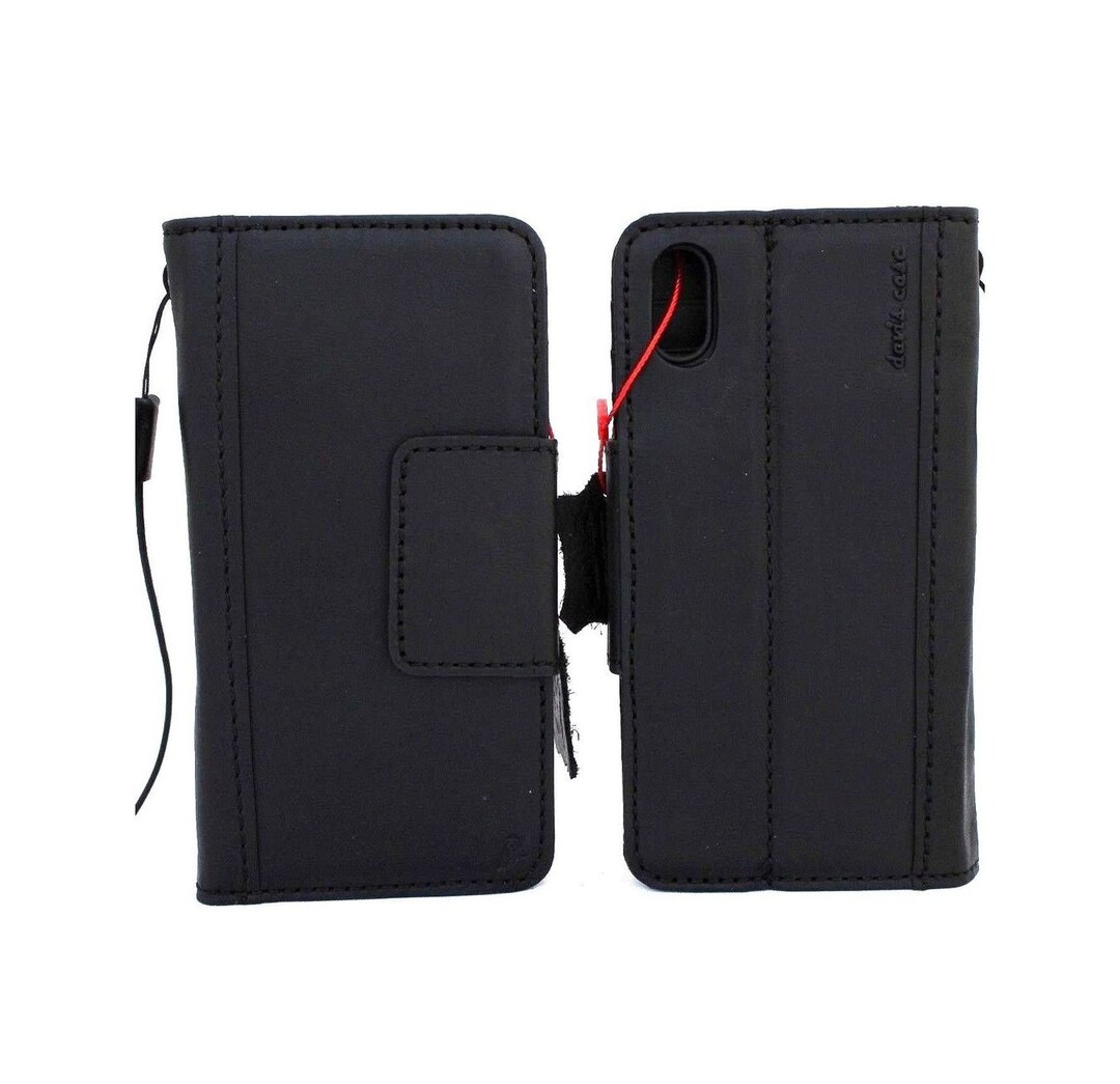 Apple iPhone XS MAX Leather Cover Case Holder Wallet Cover Etsy