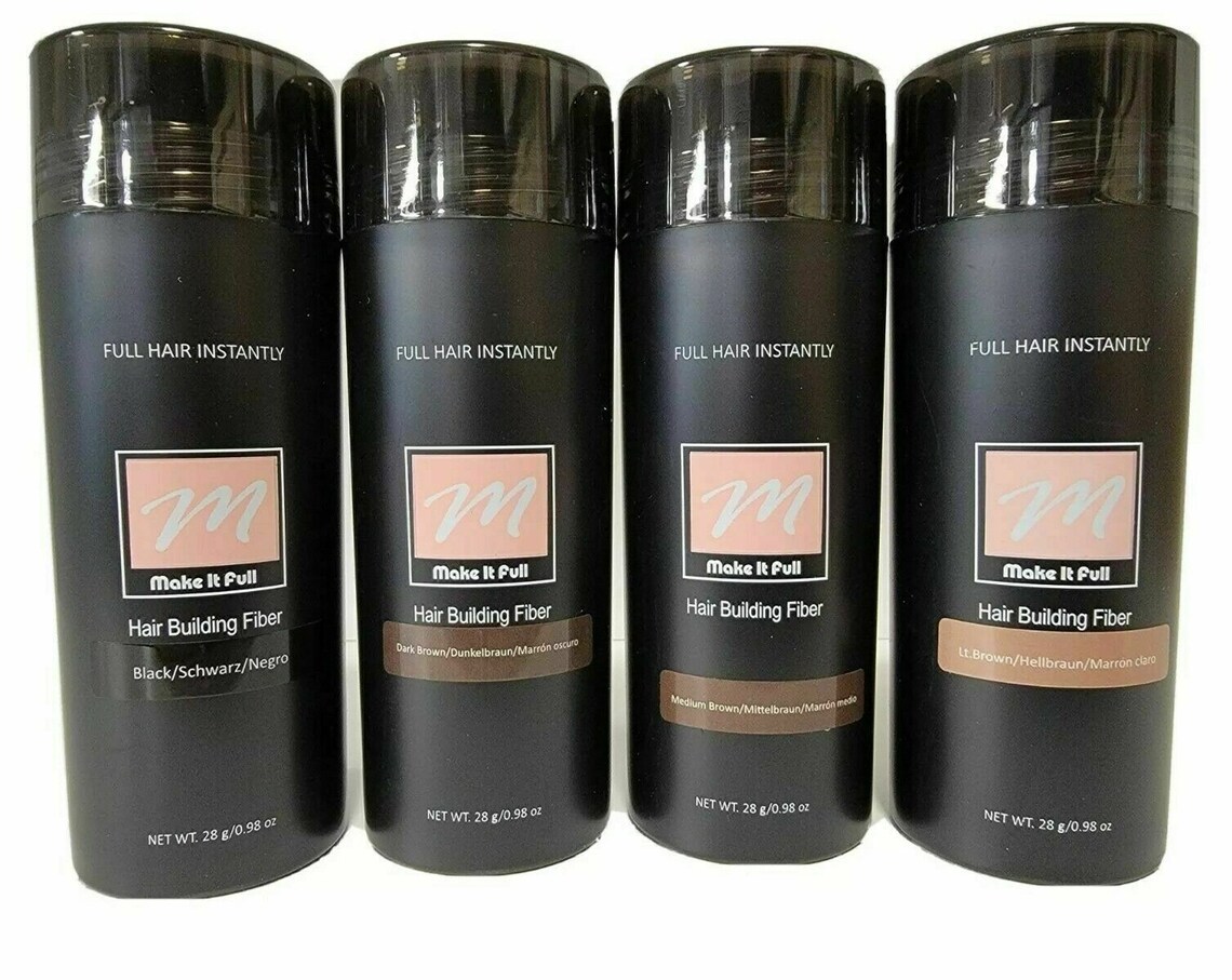 Toppik Dark Brown Black Medium Brown Gray 27.5g Toppik Hair Etsy
