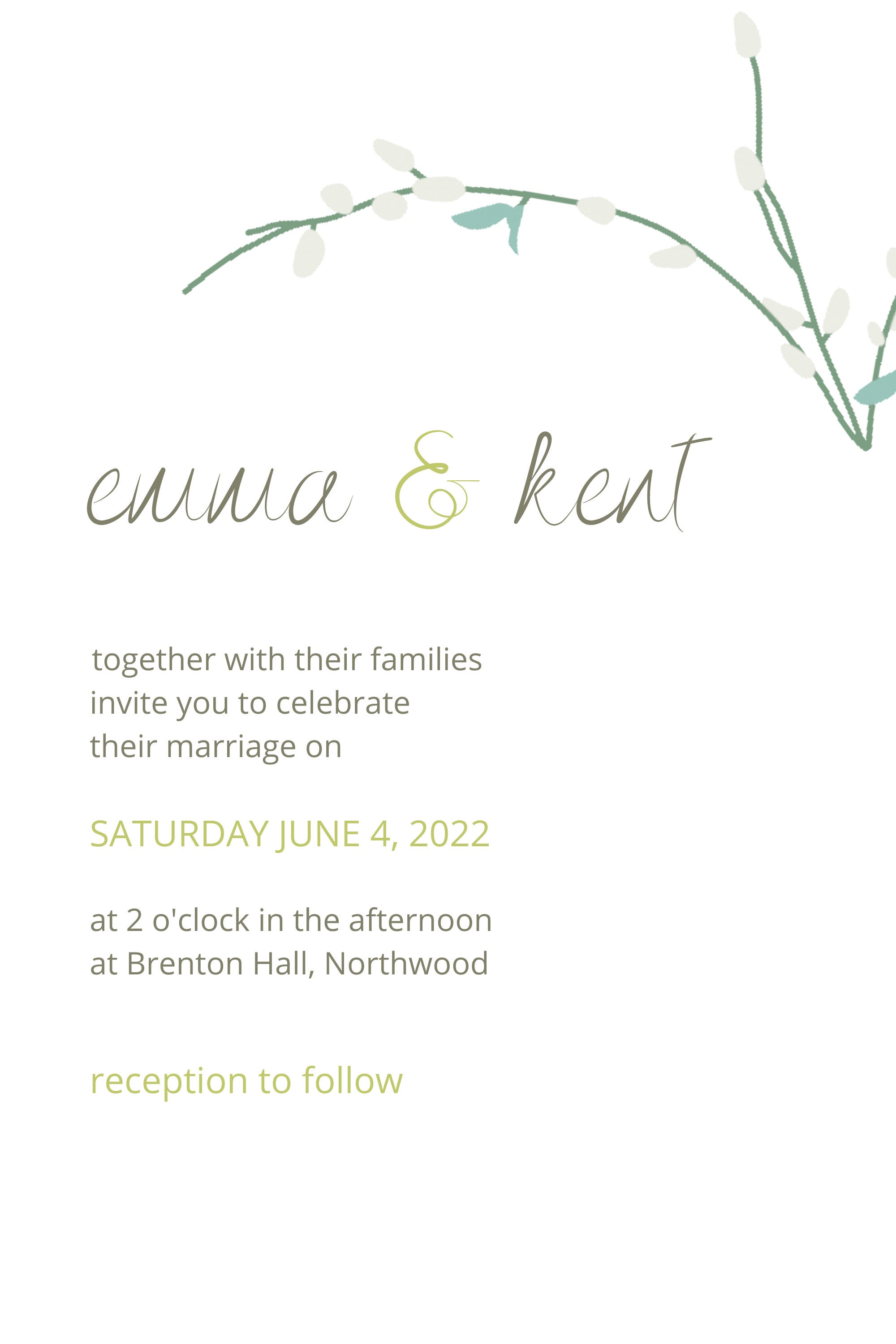 Wedding Invitation Canva Template. Digital stationery. Video | Etsy