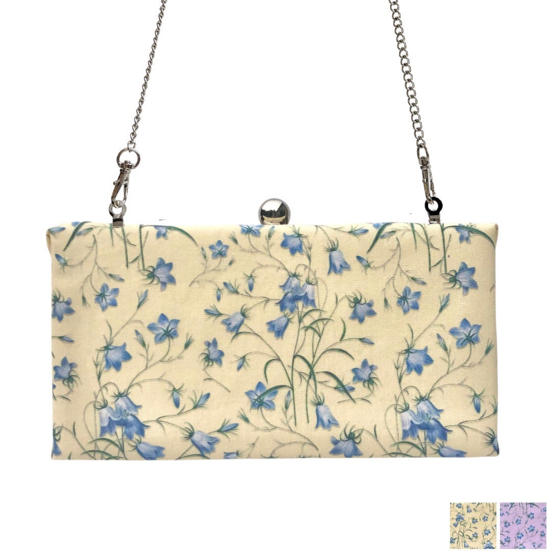 SMALL CANVAS CLUTCH WILD FLOWER