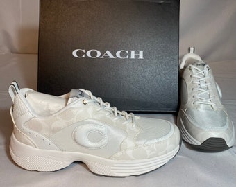 Woman’s Coach running tennis White shoes - Size 10