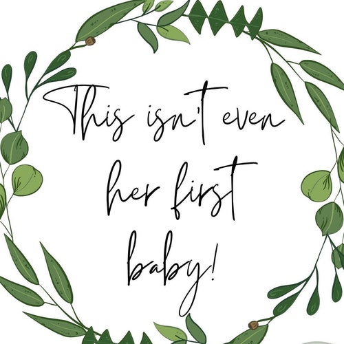 Schitt's Creek Themed Baby Shower Invite Customizable Etsy