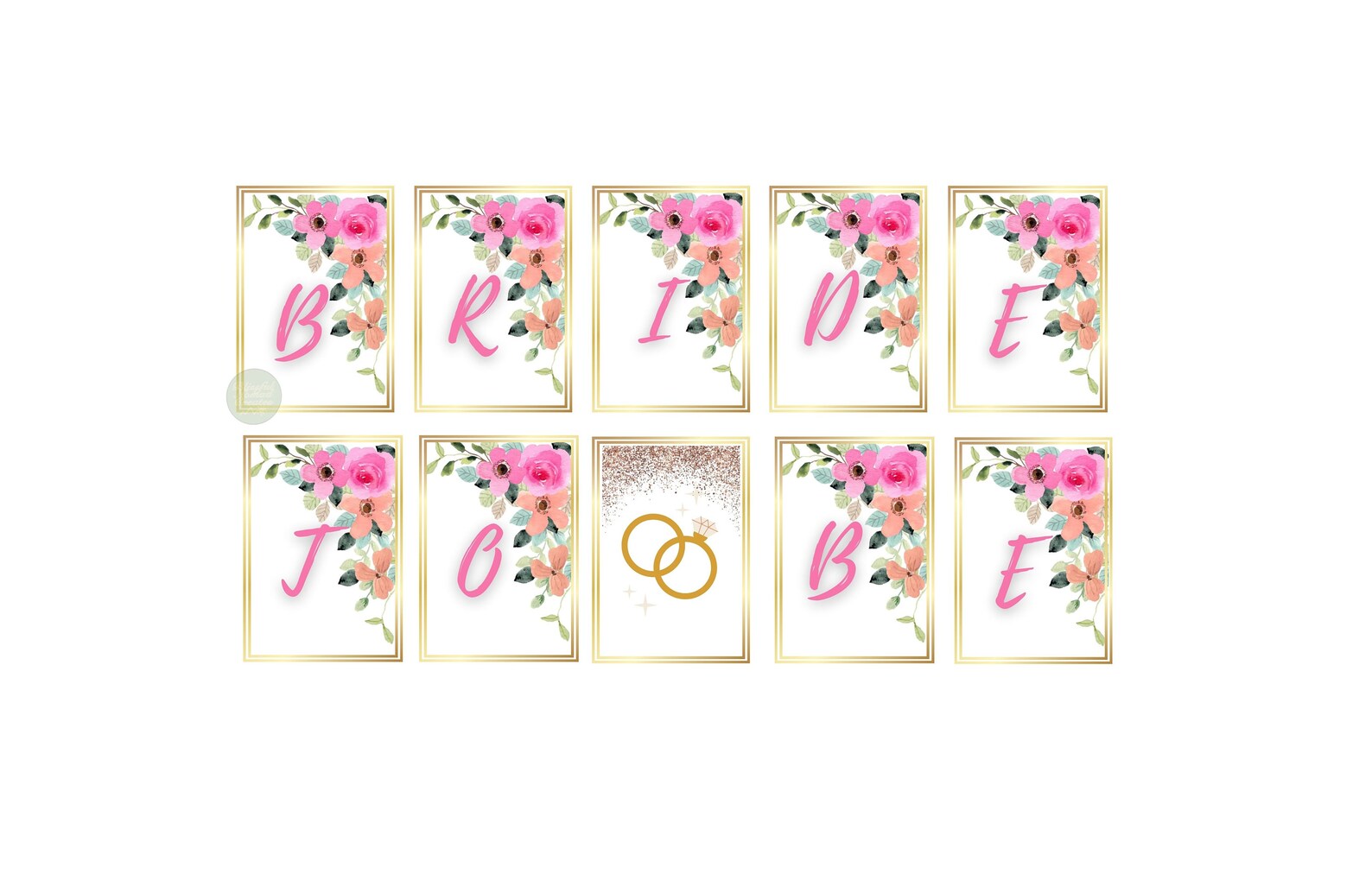 Wedding Shower Party Printable Banner - Bridal Shower Printable Banner ...