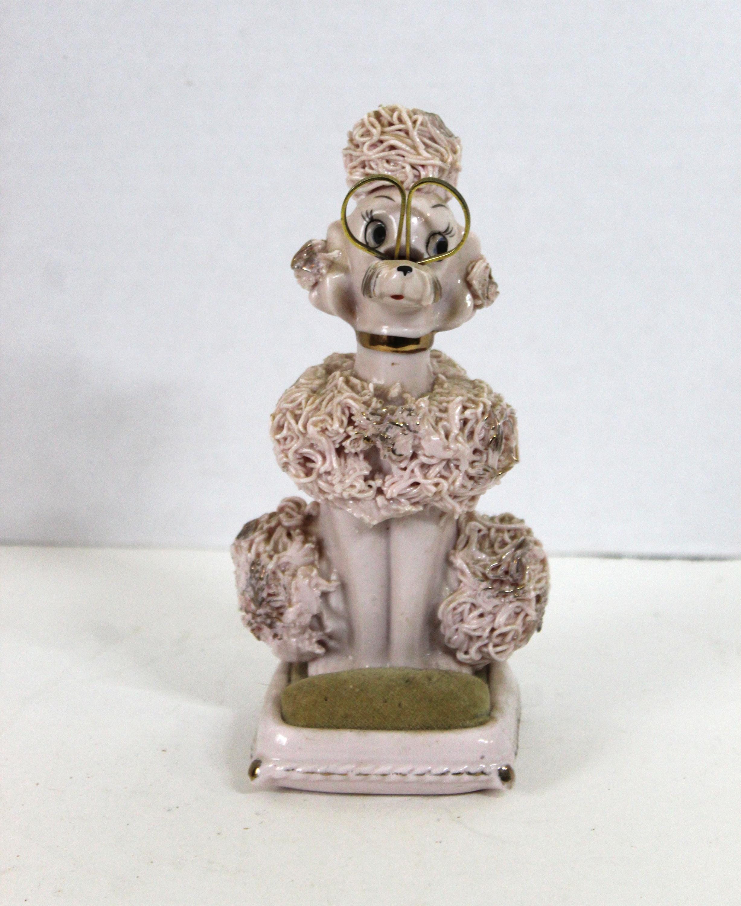 Vintage Poodle Pin Cushion - Etsy