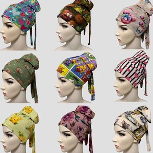Scrubmuts met hoge knot, paardenstaart scrubmuts, voor vrouwen, verpleegstermutsen lang haar, chirurgische mutsen, met knopen, verpleegstermuts, verpleegstermuts, verpleegstermuts