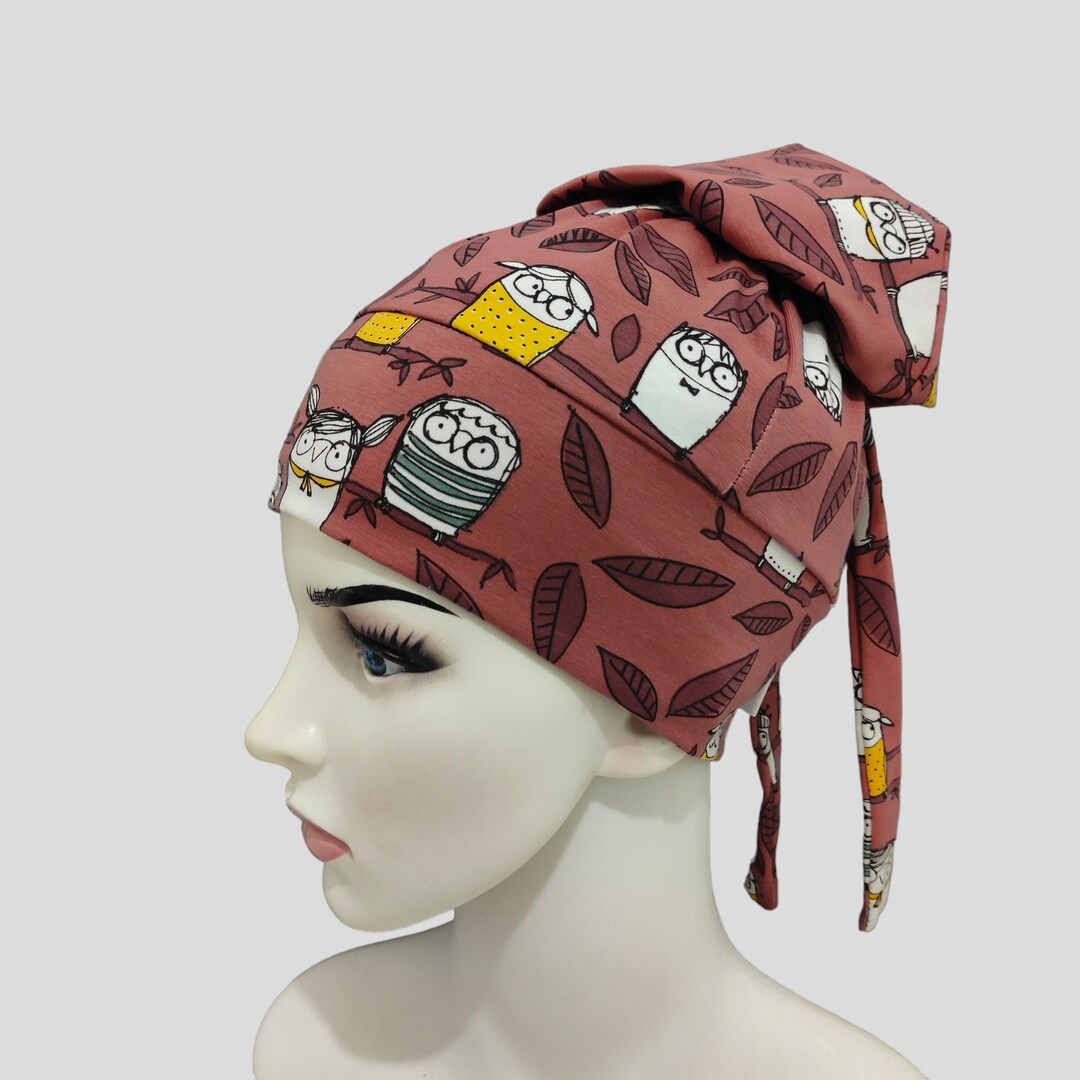 Owl Scrub Cap Nurse Scrub Cap Medical Cap for Women Floral Etsy