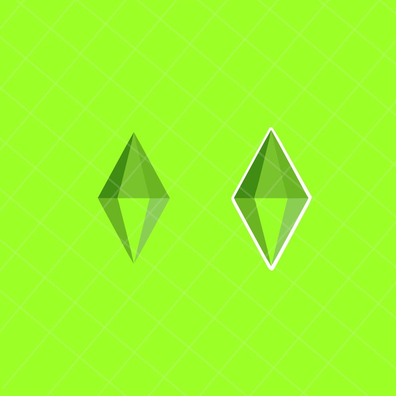 Sims Plumbob PNG Transparent PNG Cute Fun Green Plumbob Downloadable