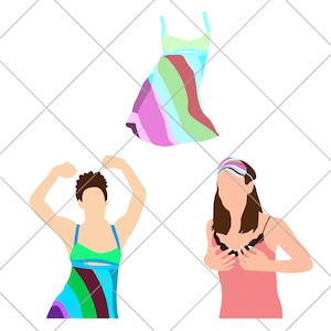 Set aus 3 lustigen PNG-Dateien, die besten Filme der 2000er Jahre, kultige Y2K-Momente und Themen, 13 Going 30, 30th Birthday Idee, druckbare Aufkleber zum 13.