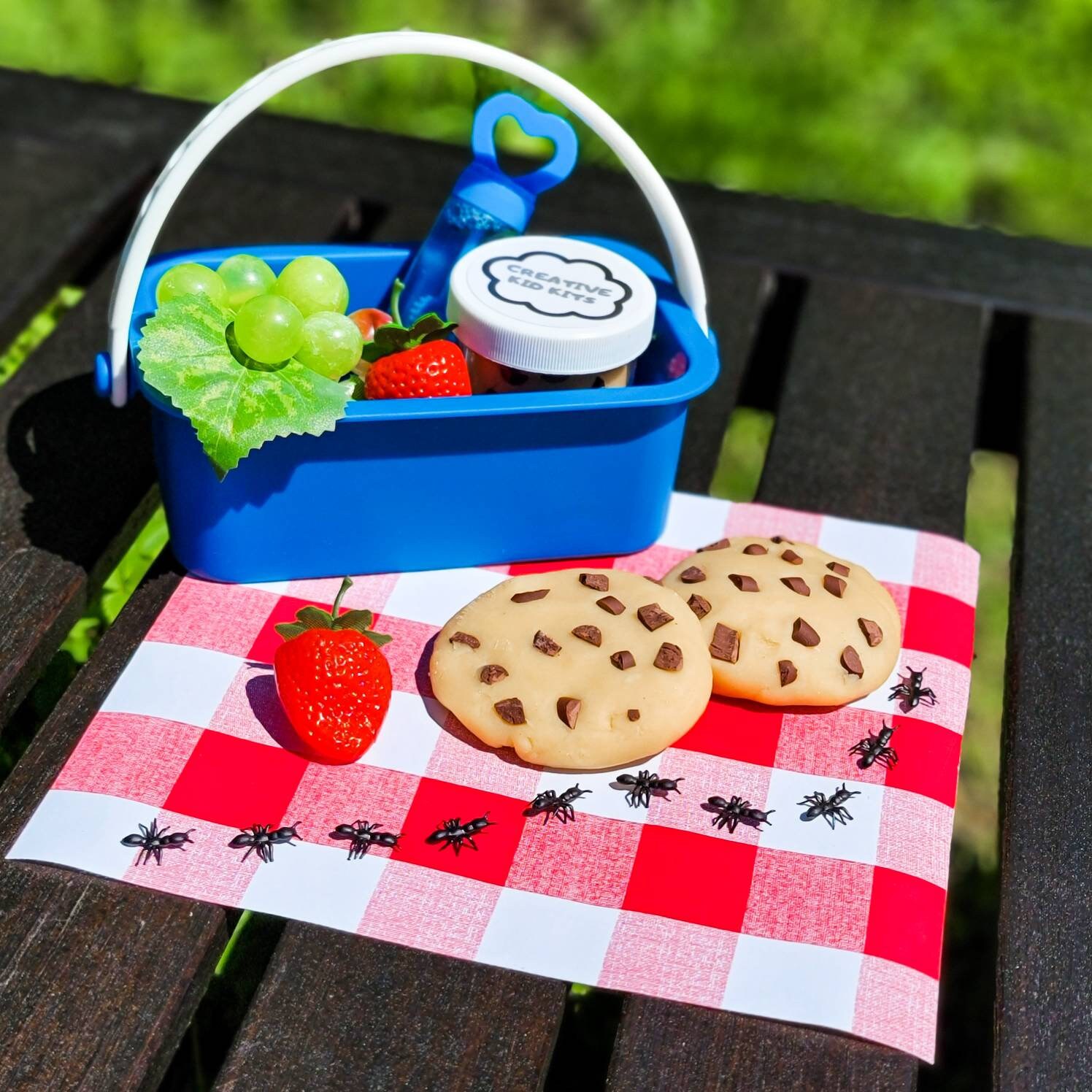 Playdough Picnic Basket Summer Fun Kit Juguetes para niños Etsy