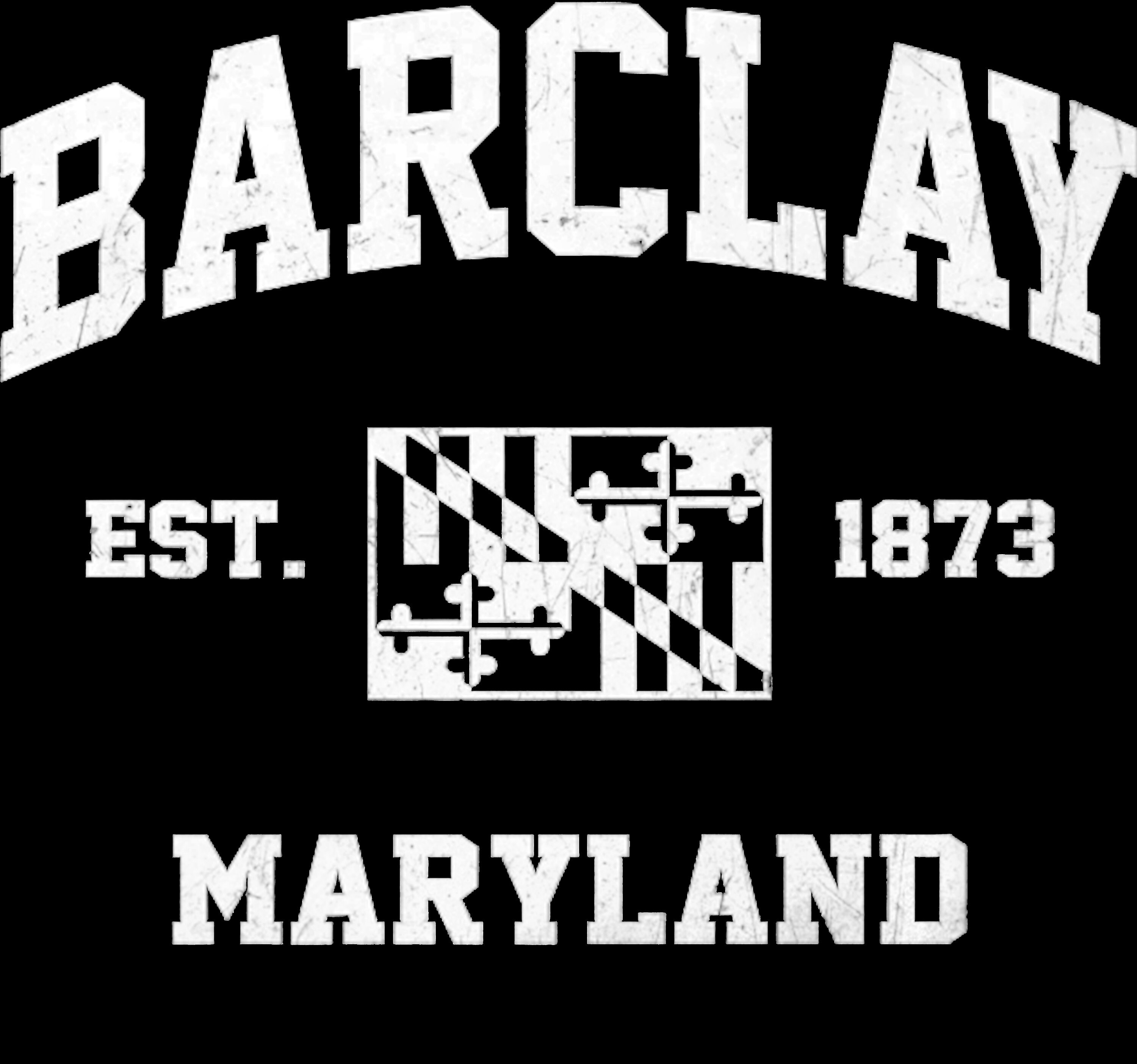 Barclay Maryland MD vintage State Athletic style Premium Etsy