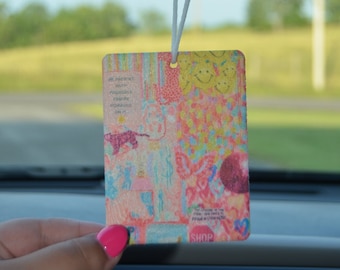 Cute Preppy Air Freshener, Cute Car Air Freshener, Car Freshie, Cute Air Freshie, Positive Vibe, Preppy