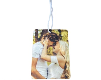 Custom Photo Air Freshener (using non-licensed photos i.e. non-professional photos), Perfect Gift, PERSONALIZED, Picture Air Freshener