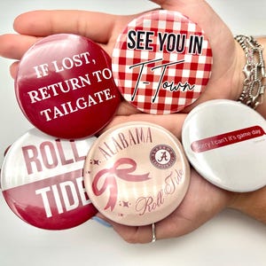 Alabama Gameday Buttons | Gameday Accessories | Roll Tide