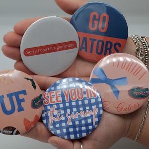 Florida Spieltag Buttons | Spieltag Accessoires | Geh Alligatoren
