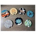 Cute Car Coasters (Set of 2)- Western Themed Coasters, Cowhide, Animal Print, Cow, Be Kind 