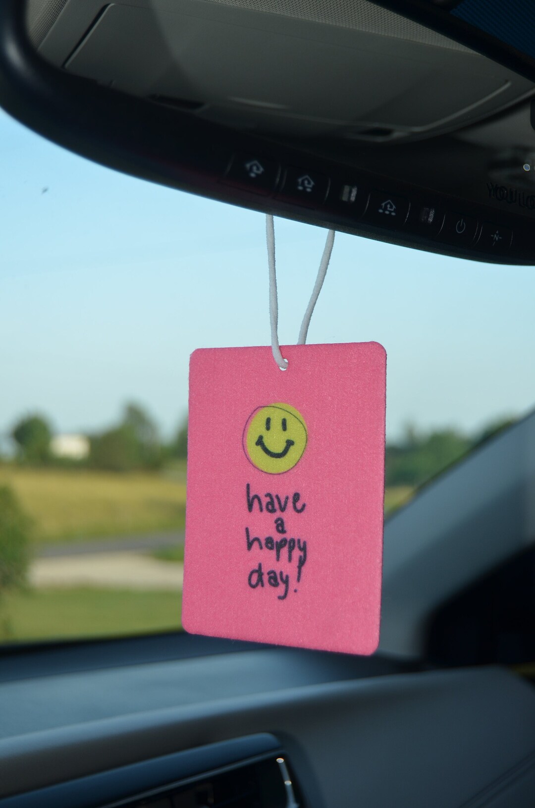 Have a Happy Day Air Freshener, Cute Car Air Freshener, Car Freshener