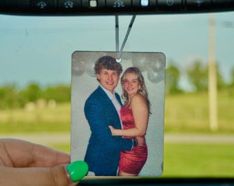 Benutzerdefinierter Fotoauto-Lufterfrischer, personalisiertes Geschenk