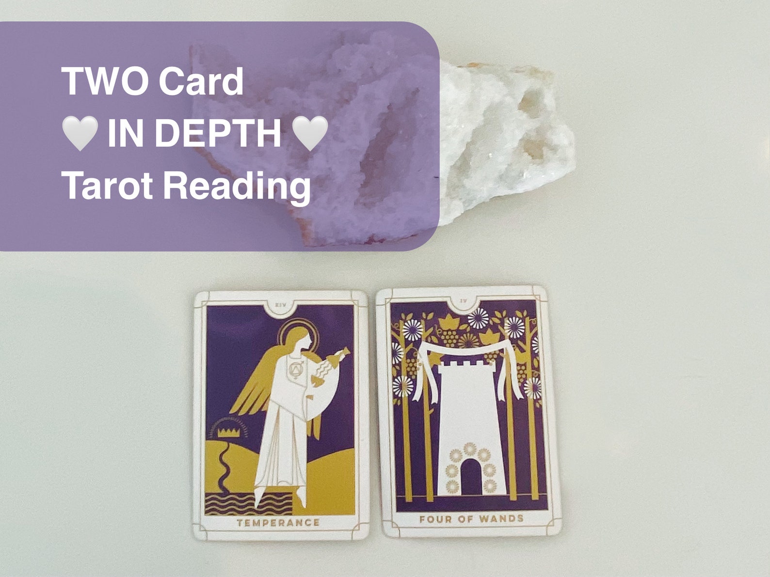 Intuitive Two Card In Depth Tarot Card Reading Etsy