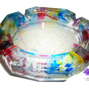 Rainbow Swirl Ashtray