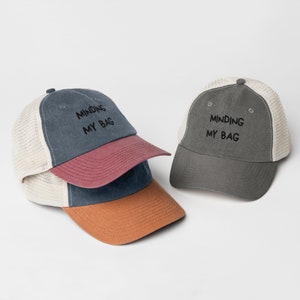Minding My Bag Pigment-dyed cap