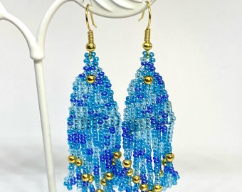 Beaded Fringe Earring