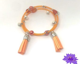 Wrap Bracelet with Tassels