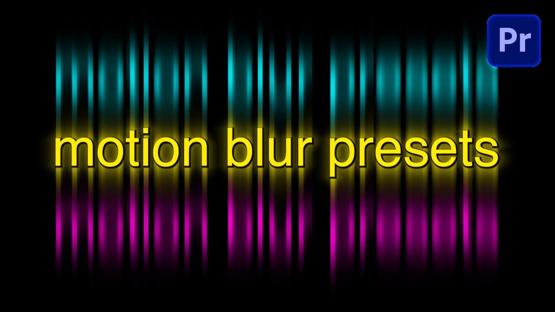 Motion Blur Text Animations Pack for Adobe Premiere Pro Etsy