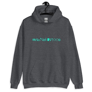 Misunderstood Hoodie (mint font)