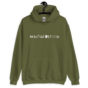 Misunderstood Hoodie (white font)