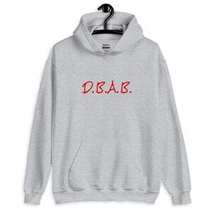DBAB Hoodie (red font)