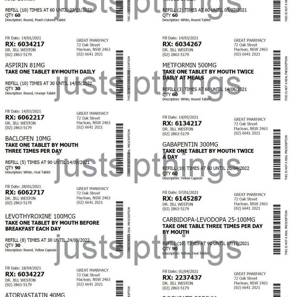Prescription - Etsy