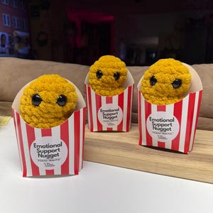 Chicken Nugget Crochet Pattern: Beginner-Friendly Amigurumi (PDF Download) image 6