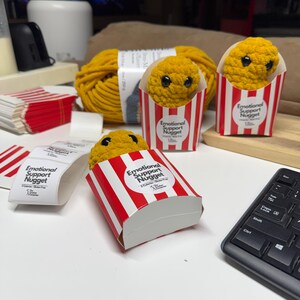 Chicken Nugget Crochet Pattern: Beginner-Friendly Amigurumi (PDF Download) image 3