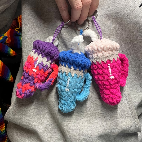 Mini Yarnley Tumbler Crochet Pattern | Keychain Size