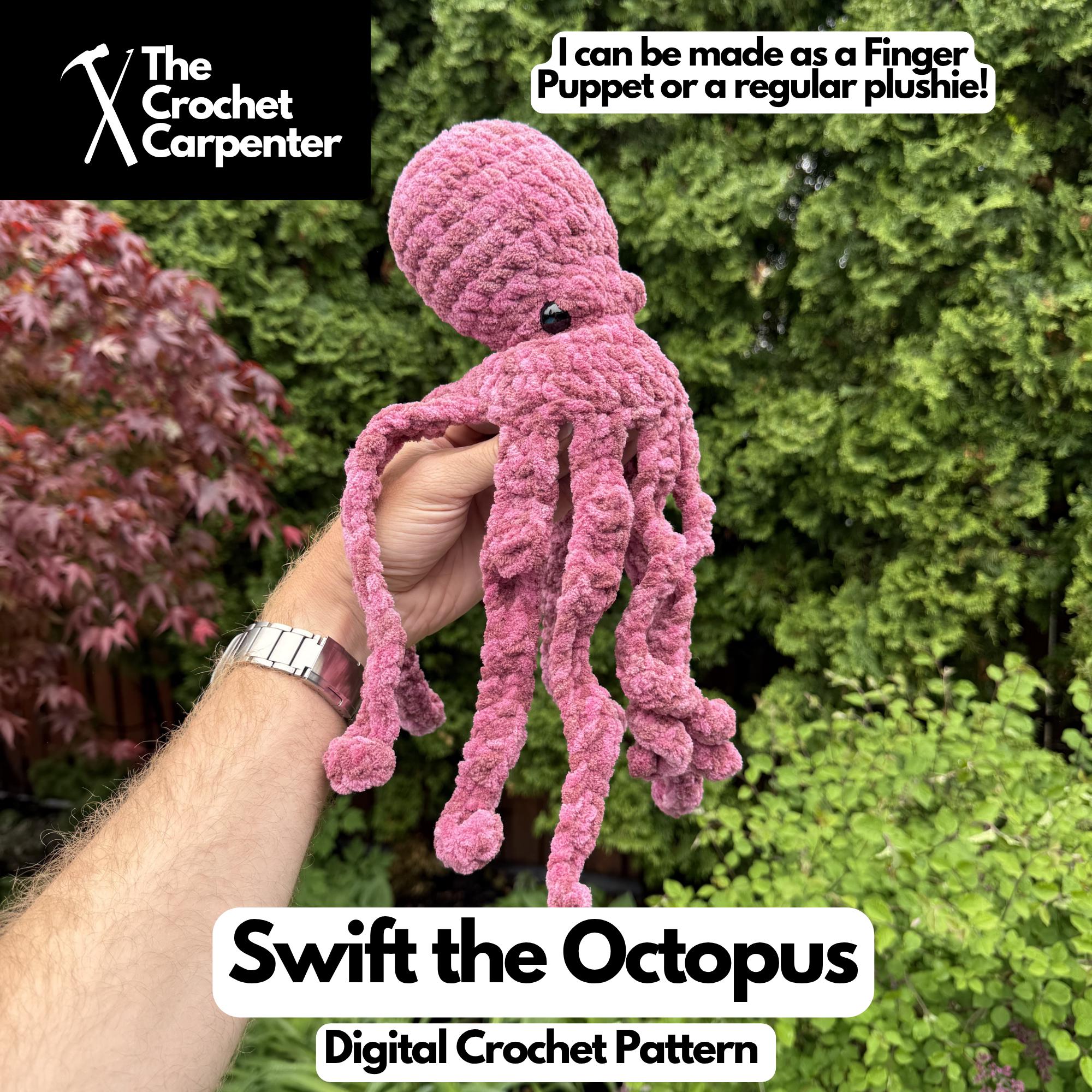 39 Octopus Crochet Patterns for Amigurumi, Plushies, Keychains, and Statement Makes 36 Swift the Octopus