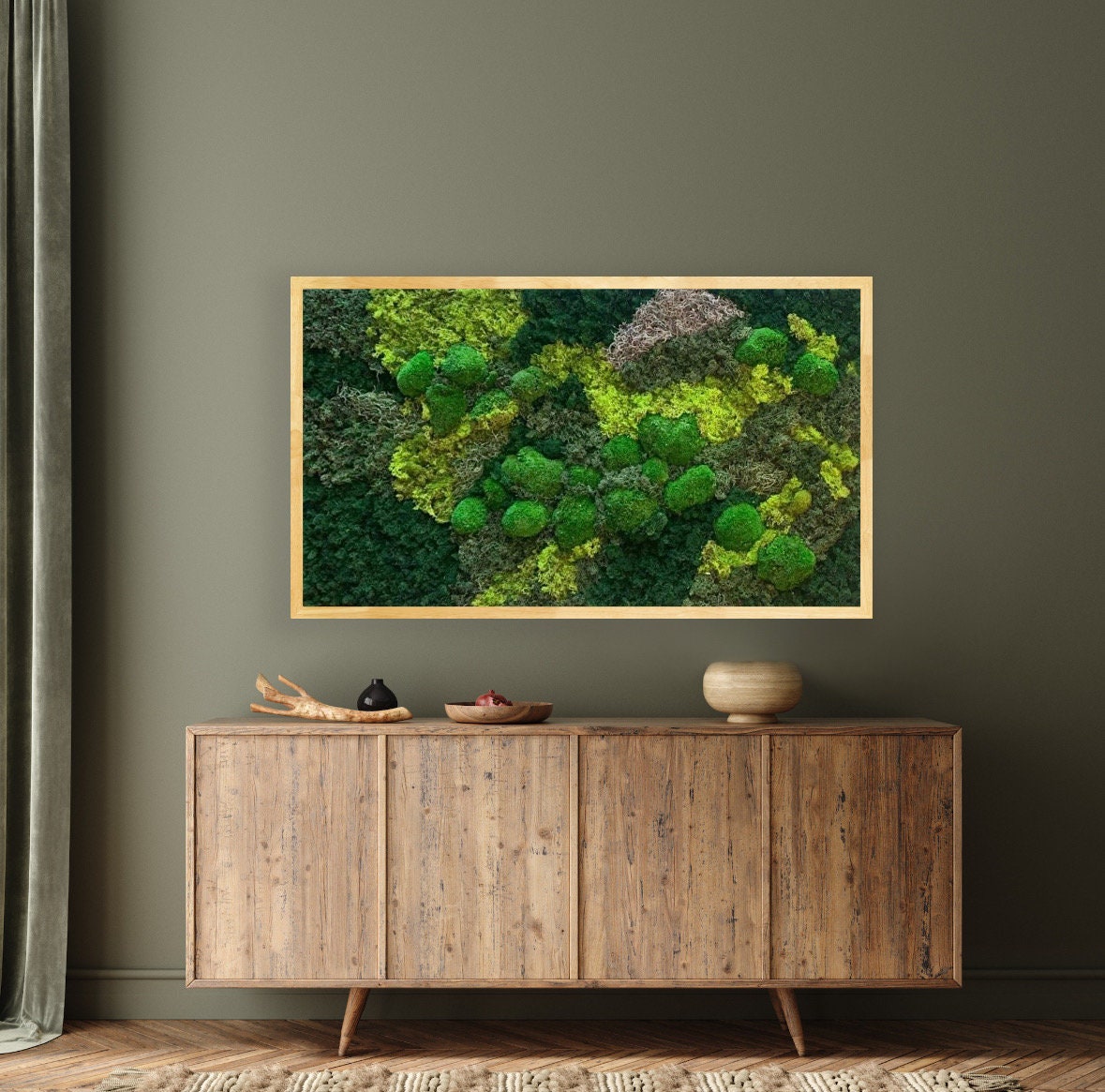 Large Preserved Living Wall 68 x 33