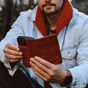 Funda de cuero tipo billetera para iPhone 15 Pro Max, nueva funda personalizada tipo billetera para iPhone, funda para iPhone 14, funda de lujo para iPhone 14 Pro con tarjetero de regalo