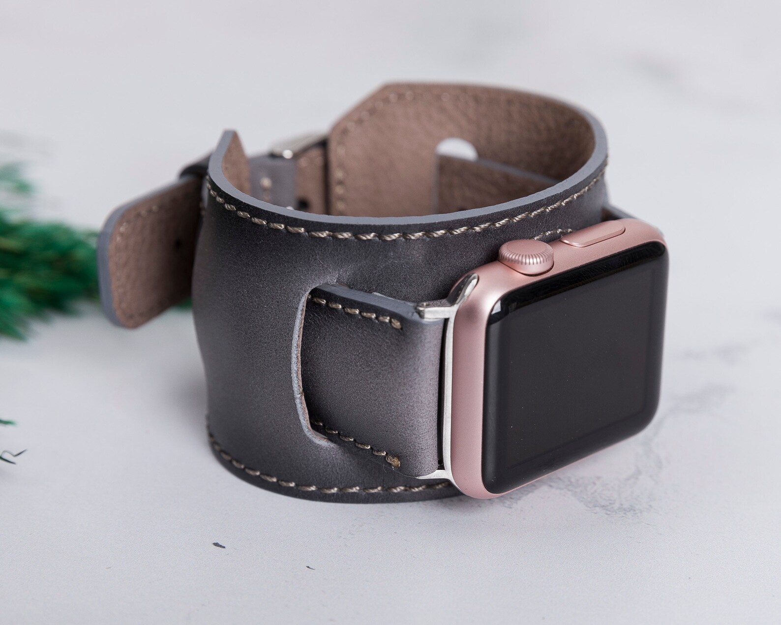 Apple Watch Cuff band 40mm 38mm 44mm 42mm / Anniversary Gift Etsy