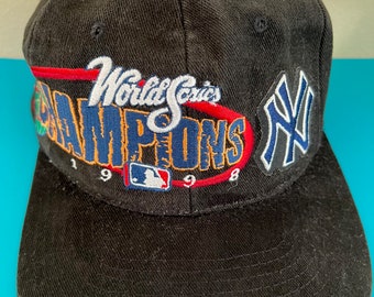 Vintage New York Yankees 1998 World Series Champions Snapback Hat by New  Era One Size Fits All/Most 100% Cotton