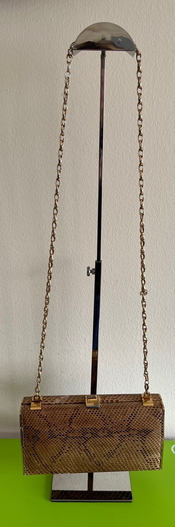 Vintage Exotic Snakeskin (Likely Python) Custom M… - image 3