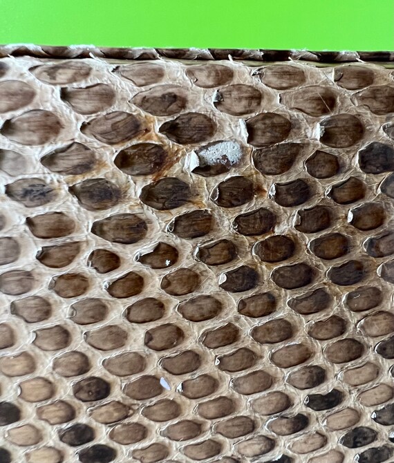 Vintage Exotic Snakeskin (Likely Python) Custom M… - image 10