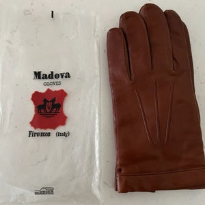 小物 MADOVA SUEDE GLOVES CAMEL BROWN FIRENZE Vintage Madova
